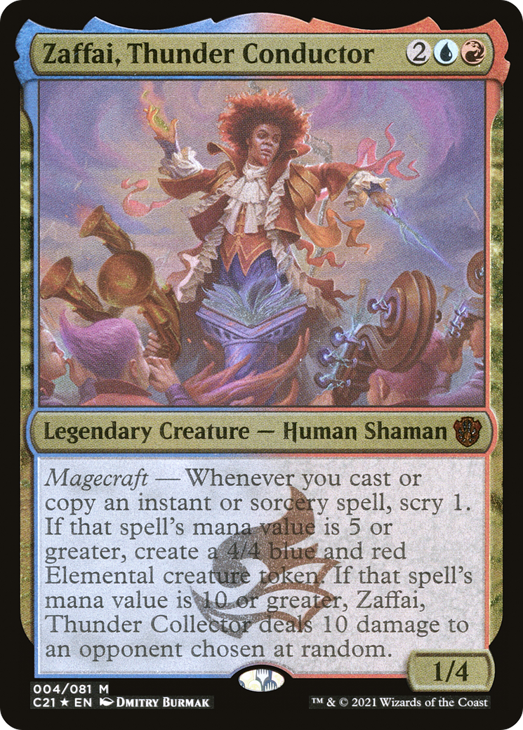 Zaffai, Thunder Conductor (Display Commander) [Commander 2021] | GrognardGamesBatavia