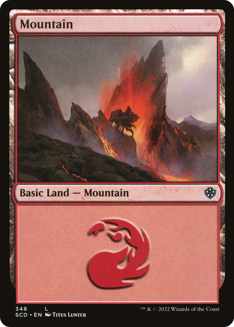 Mountain (348) [Starter Commander Decks] | GrognardGamesBatavia