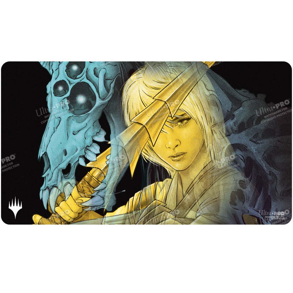 Duskmourn The Wandering Rescuer (Double Exposure Alt) Standard Gaming Playmat for Magic: The Gathering | GrognardGamesBatavia