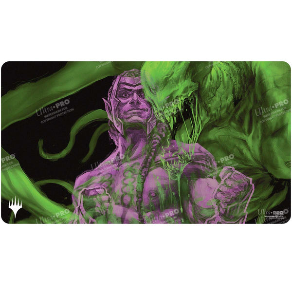 Duskmourn Tyvar, the Pummeler (Double Exposure Alt) Standard Gaming Playmat for Magic: The Gathering (Pre-Order 9/20/2024) | GrognardGamesBatavia