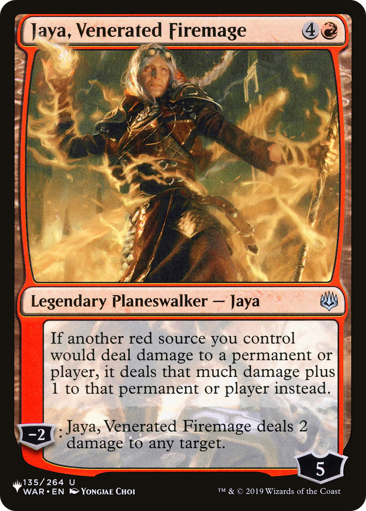 Jaya, Venerated Firemage [The List Reprints] | GrognardGamesBatavia