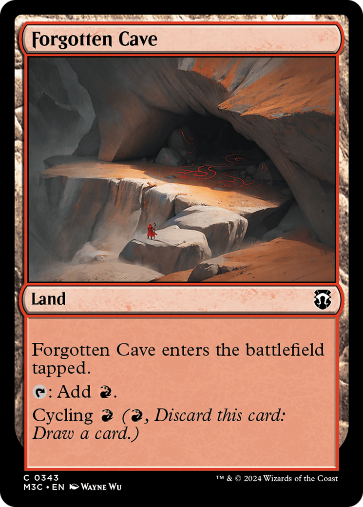 Forgotten Cave (Ripple Foil) [Modern Horizons 3 Commander] | GrognardGamesBatavia