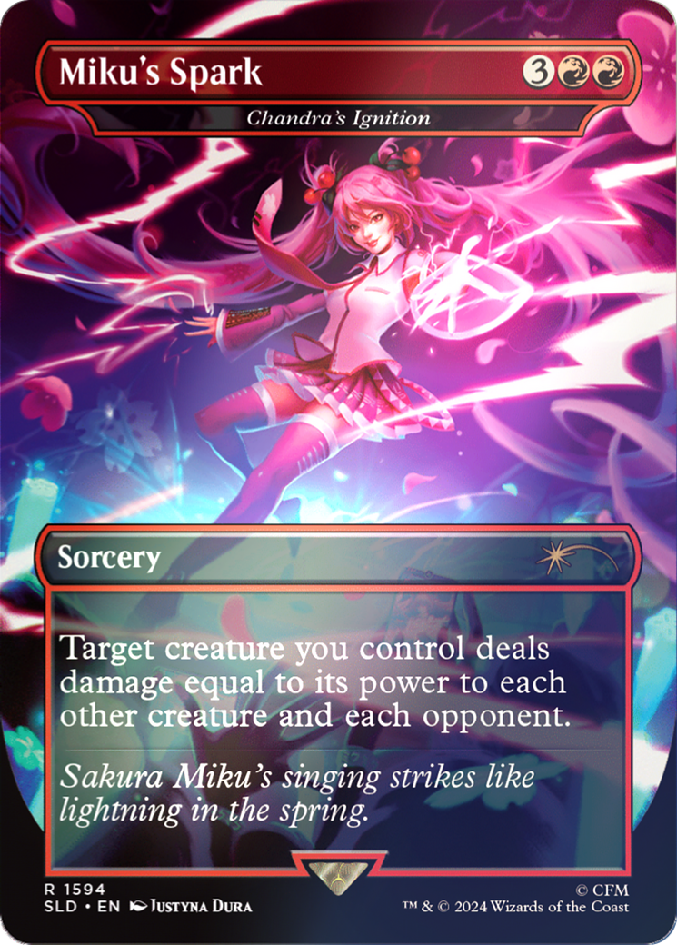 Miku's Spark - Chandra's Ignition (Rainbow Foil) [Secret Lair Drop Series] | GrognardGamesBatavia