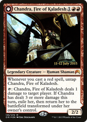 Chandra, Fire of Kaladesh // Chandra, Roaring Flame [Magic Origins Prerelease Promos] | GrognardGamesBatavia