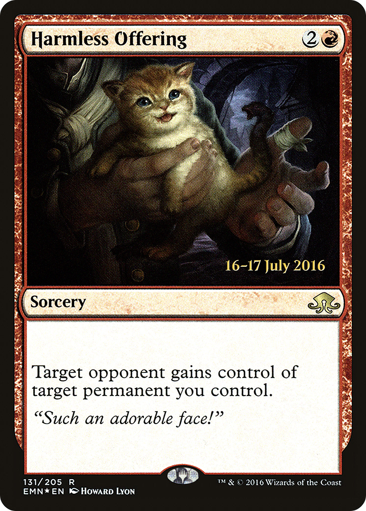 Harmless Offering [Eldritch Moon Prerelease Promos] | GrognardGamesBatavia