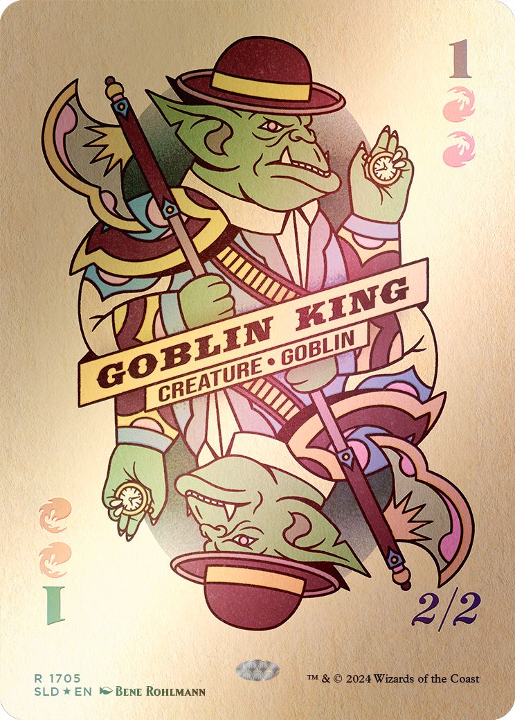 Goblin King (1705) (Rainbow Foil) [Secret Lair Drop Series] | GrognardGamesBatavia