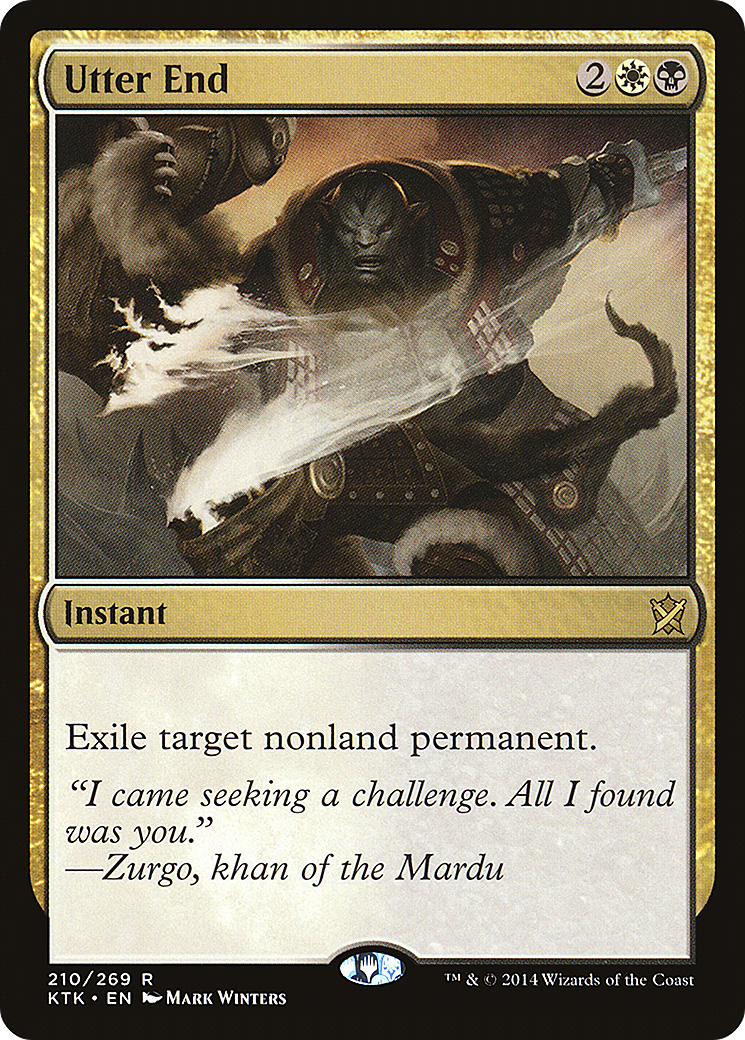 Utter End [Khans of Tarkir] | GrognardGamesBatavia