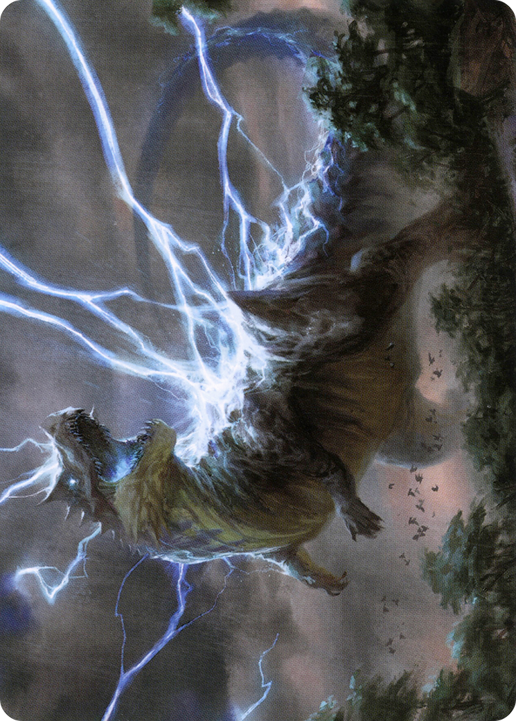 Thrasta, Tempest's Roar Art Card (41) [Modern Horizons 2 Art Series] | GrognardGamesBatavia