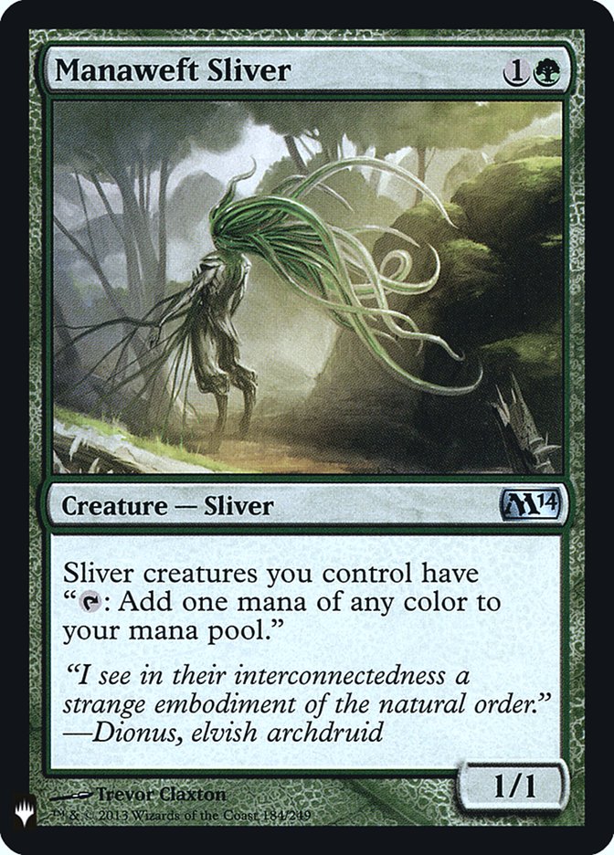 Manaweft Sliver [Mystery Booster] | GrognardGamesBatavia