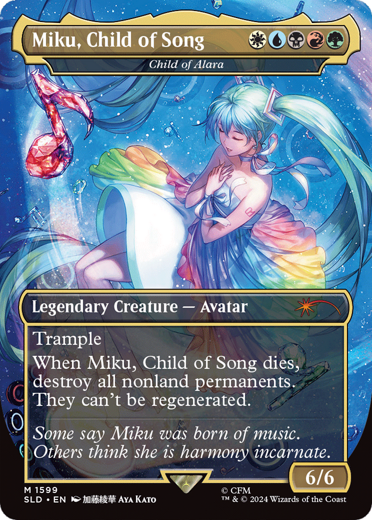 Miku, Child of Song - Child of Alara [Secret Lair Drop Series] | GrognardGamesBatavia