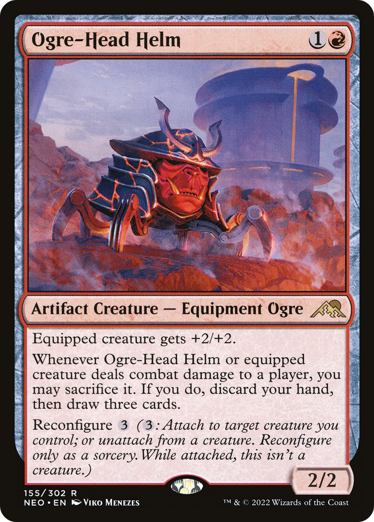 Ogre-Head Helm [Kamigawa: Neon Dynasty] | GrognardGamesBatavia