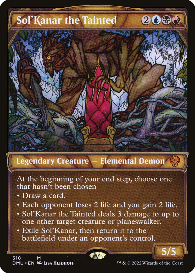 Sol'Kanar the Tainted (Showcase) [Dominaria United] | GrognardGamesBatavia