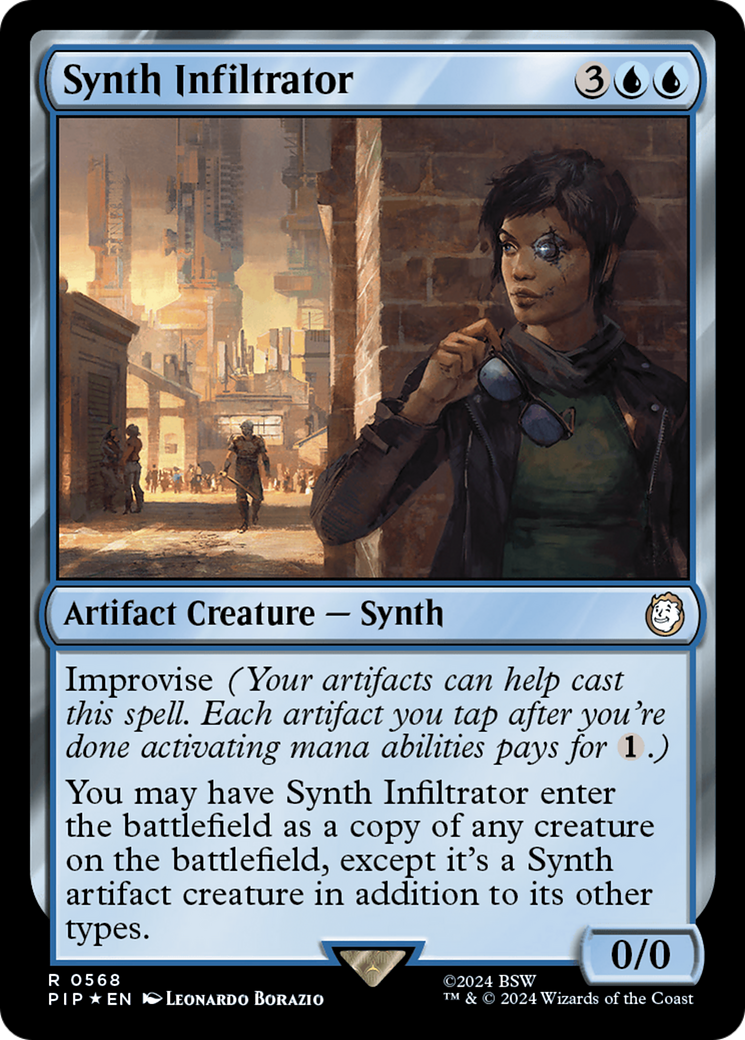 Synth Infiltrator (Surge Foil) [Fallout] | GrognardGamesBatavia