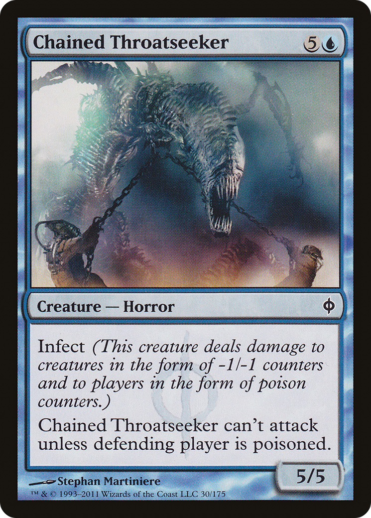 Chained Throatseeker [New Phyrexia] | GrognardGamesBatavia