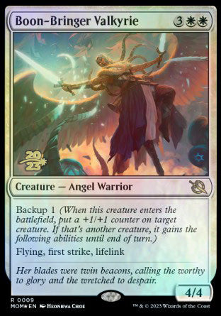 Boon-Bringer Valkyrie [March of the Machine Prerelease Promos] | GrognardGamesBatavia