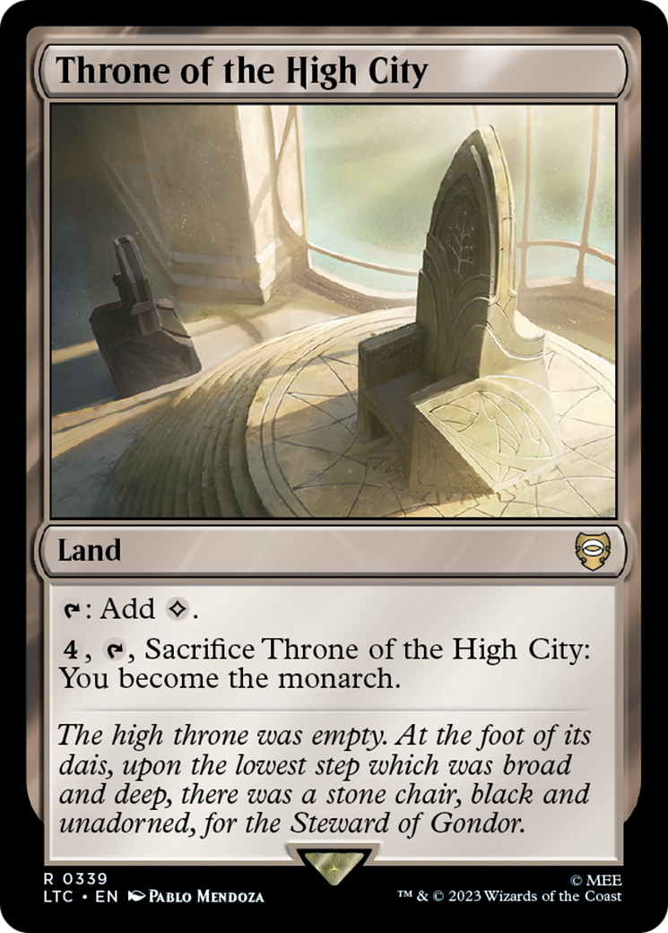 Throne of the High City [The Lord of the Rings: Tales of Middle-Earth Commander] | GrognardGamesBatavia