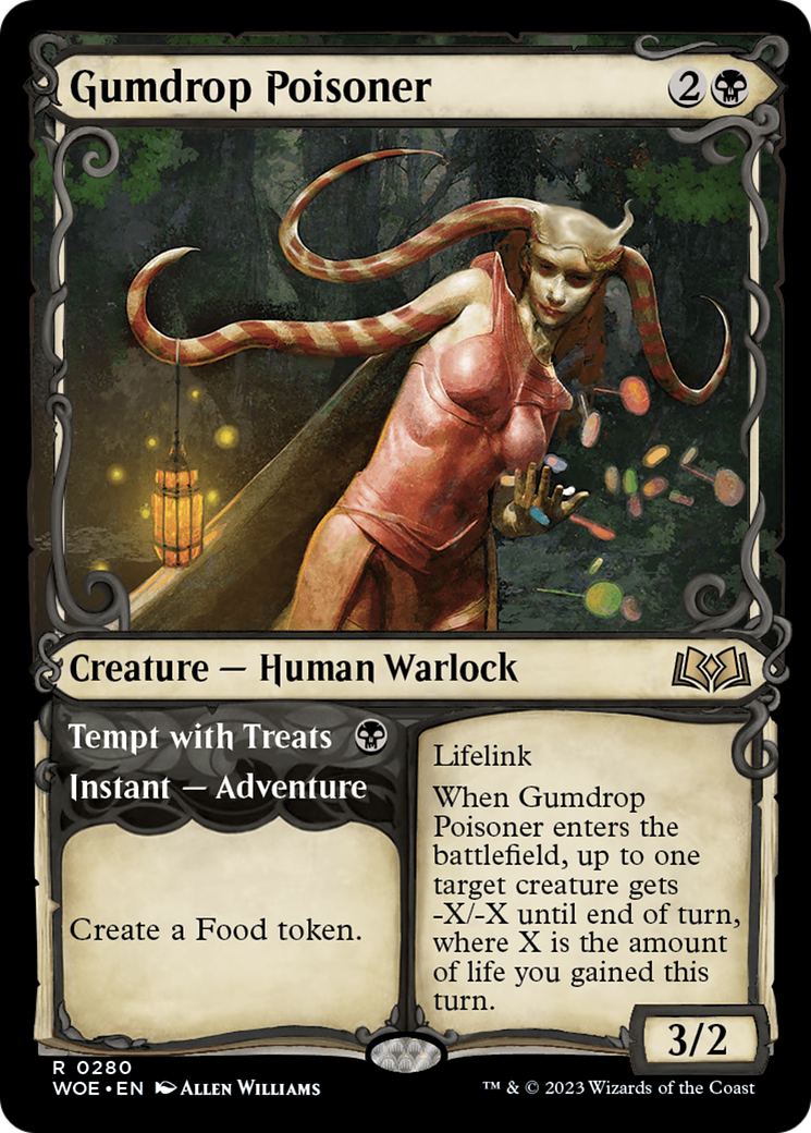 Gumdrop Poisoner // Tempt with Treats (Showcase) [Wilds of Eldraine] | GrognardGamesBatavia