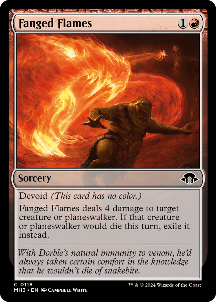 Fanged Flames [Modern Horizons 3] | GrognardGamesBatavia