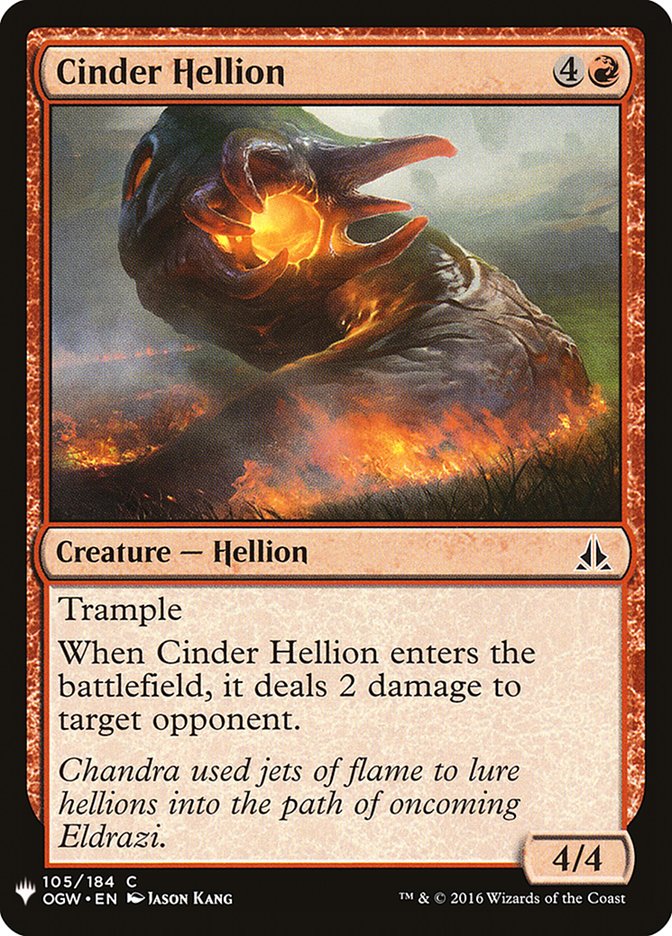 Cinder Hellion [Mystery Booster] | GrognardGamesBatavia