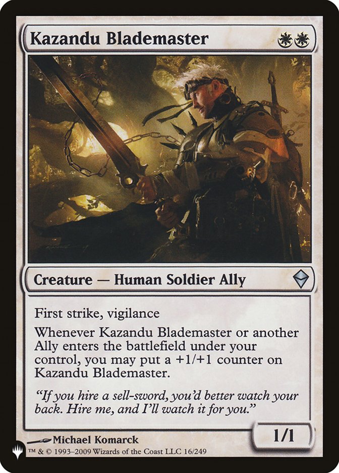 Kazandu Blademaster [The List] | GrognardGamesBatavia