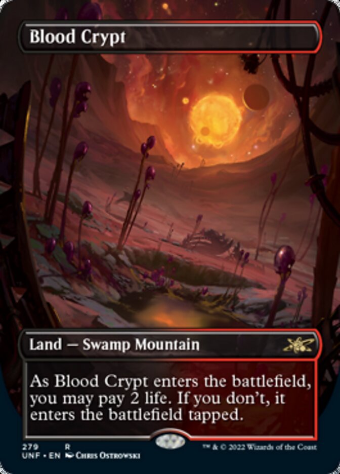 Blood Crypt (Borderless) [Unfinity] | GrognardGamesBatavia