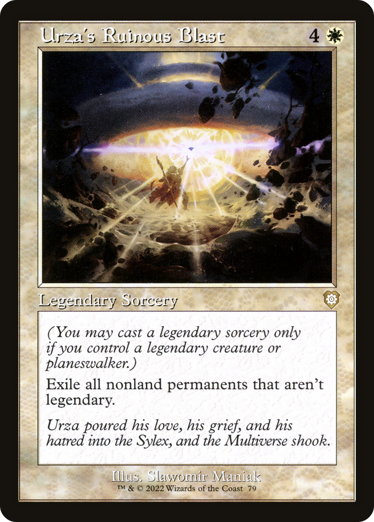 Urza's Ruinous Blast (Retro) [The Brothers' War Commander] | GrognardGamesBatavia