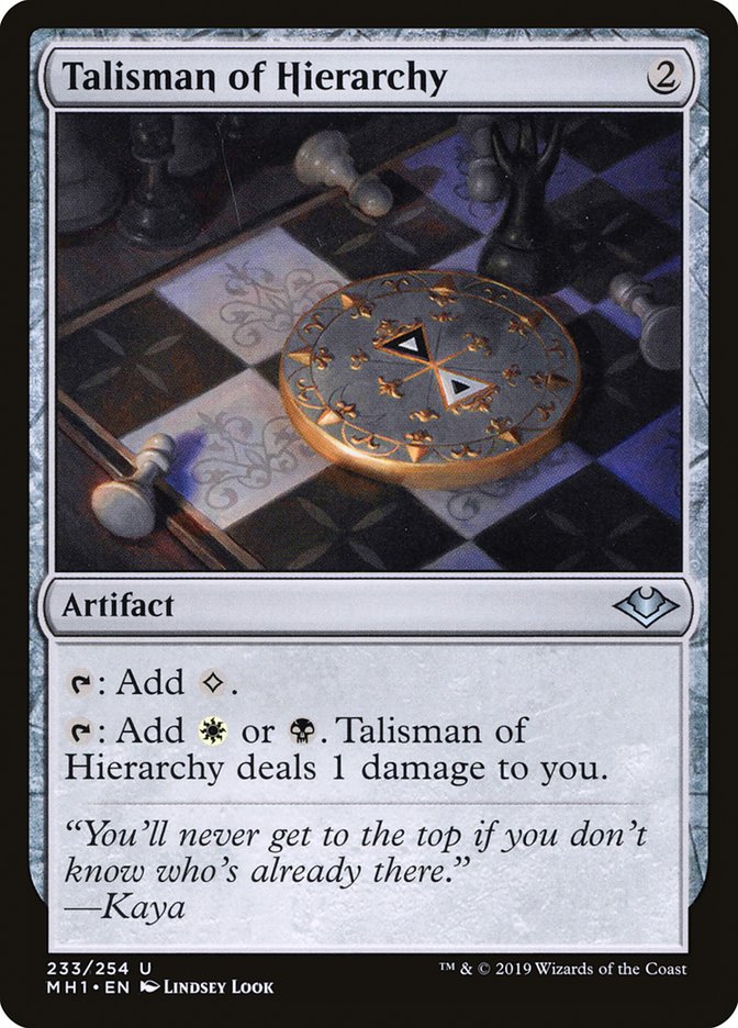 Talisman of Hierarchy [Modern Horizons] | GrognardGamesBatavia