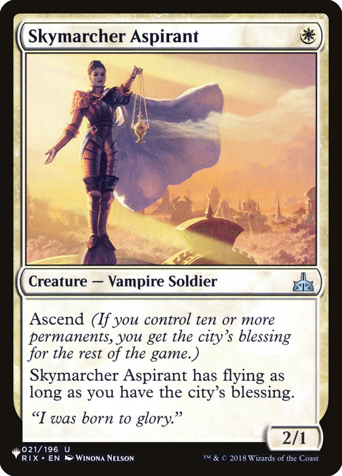 Skymarcher Aspirant [The List] | GrognardGamesBatavia