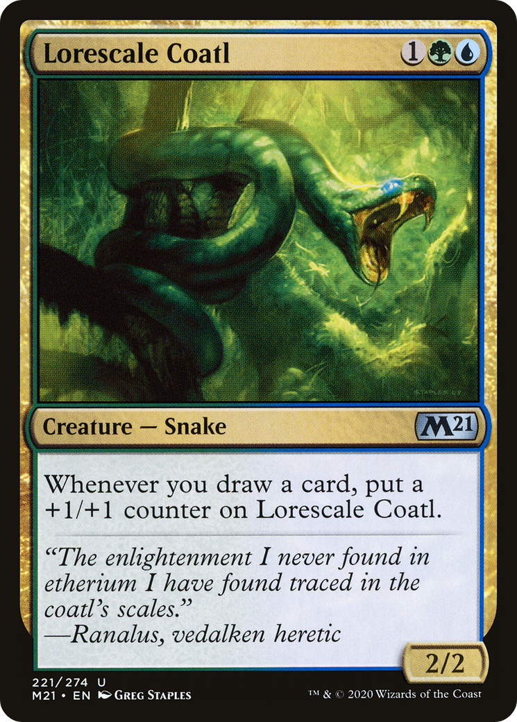 Lorescale Coatl [Core Set 2021] | GrognardGamesBatavia