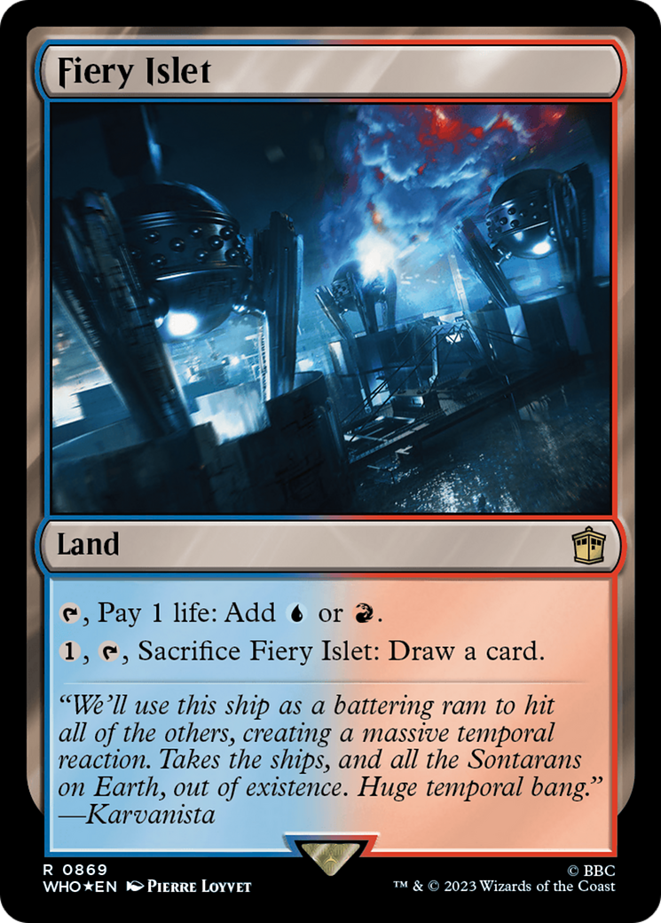 Fiery Islet (Surge Foil) [Doctor Who] | GrognardGamesBatavia