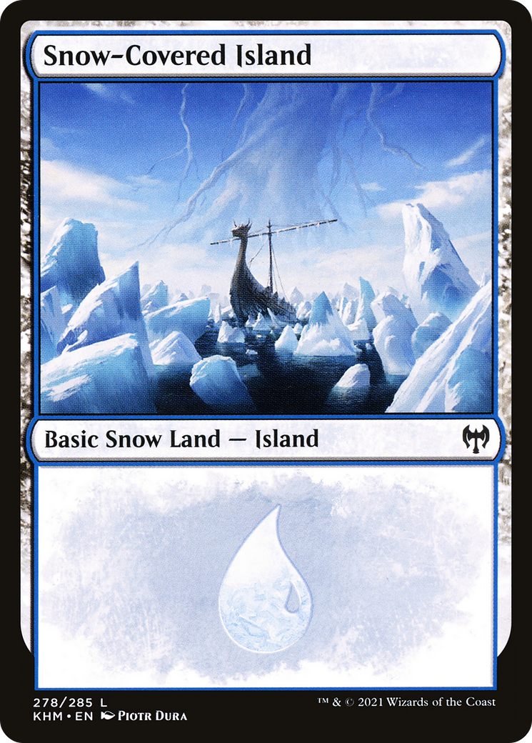 Snow-Covered Island (278) [Kaldheim] | GrognardGamesBatavia