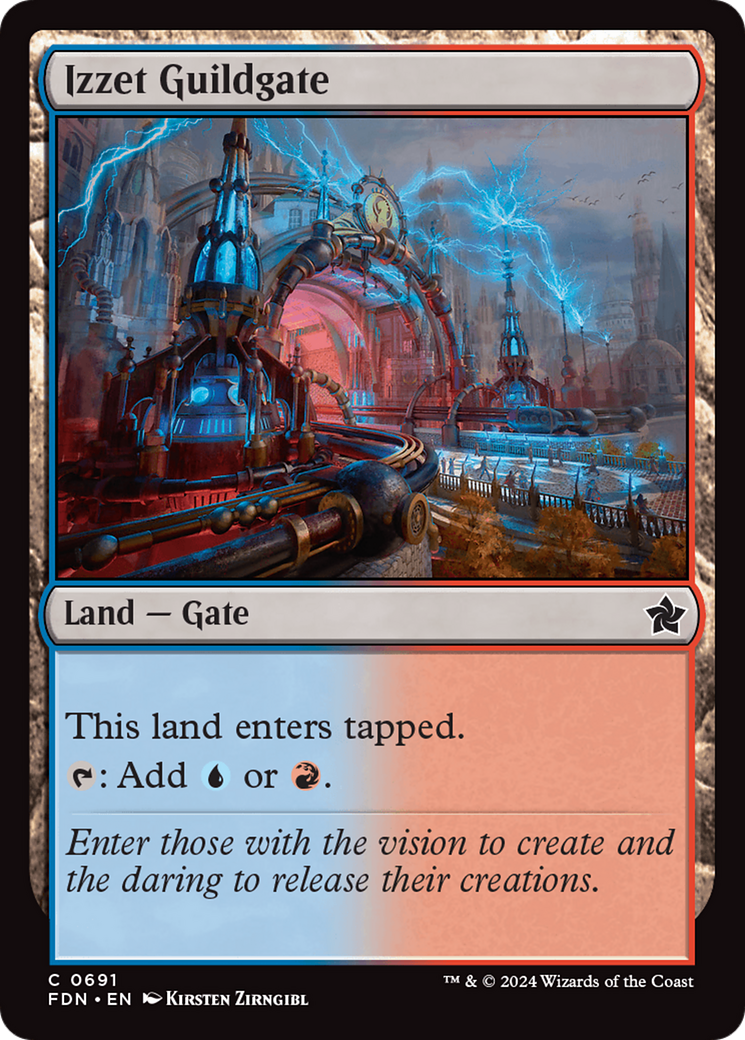 Izzet Guildgate [Foundations] | GrognardGamesBatavia