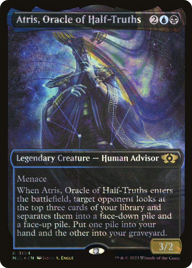 Atris, Oracle of Half-Truths (Halo Foil) [Multiverse Legends] | GrognardGamesBatavia