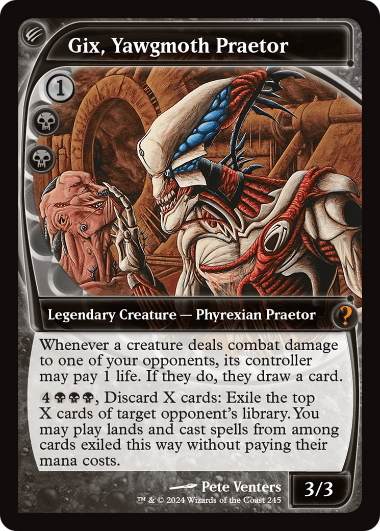 Gix, Yawgmoth Praetor (Future Sight) [Mystery Booster 2] | GrognardGamesBatavia