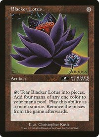 Blacker Lotus (Oversized) [Oversize Cards] | GrognardGamesBatavia