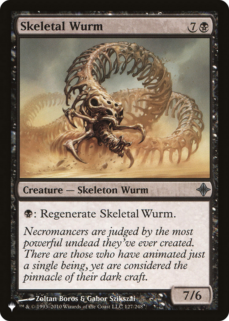 Skeletal Wurm [The List Reprints] | GrognardGamesBatavia