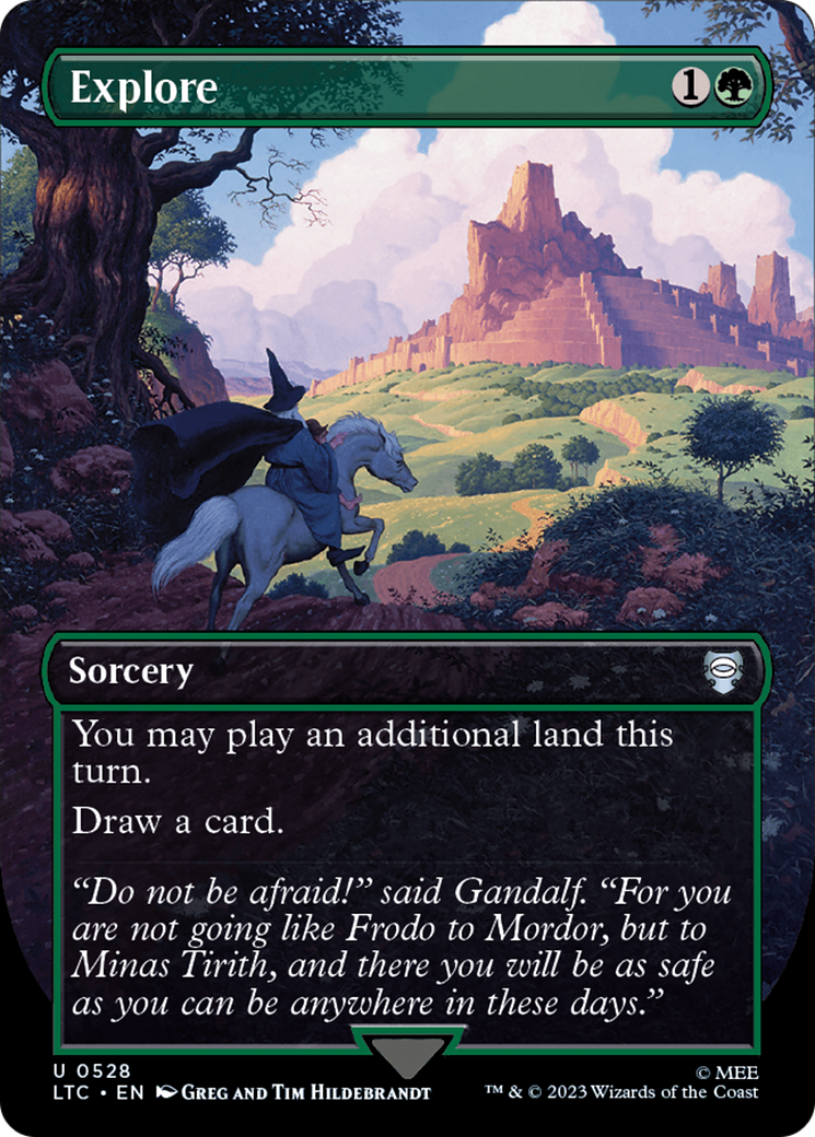 Explore (Borderless) [The Lord of the Rings: Tales of Middle-Earth Commander] | GrognardGamesBatavia