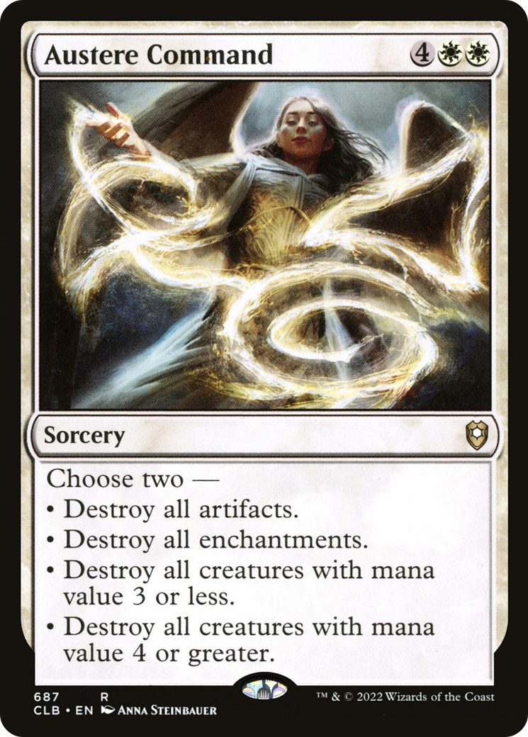 Austere Command [Commander Legends: Battle for Baldur's Gate] | GrognardGamesBatavia