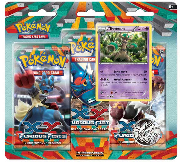 XY: Furious Fists - 3-Pack Blister (Trevenant) | GrognardGamesBatavia