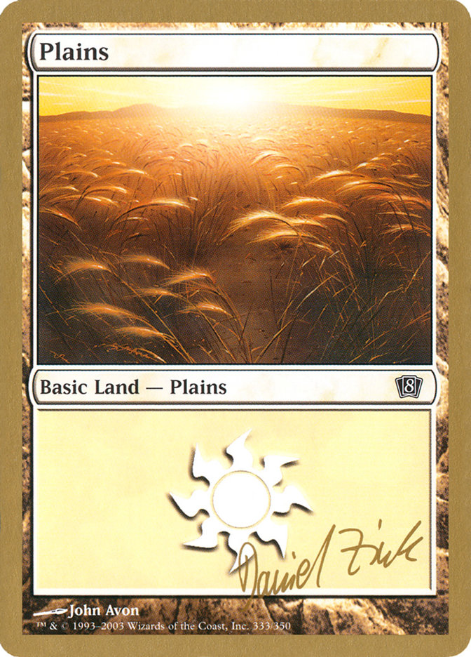 Plains (dz333) (Daniel Zink) [World Championship Decks 2003] | GrognardGamesBatavia