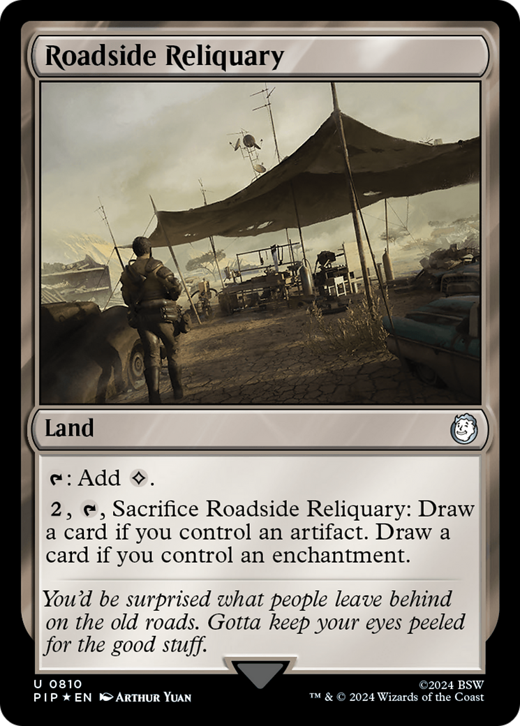 Roadside Reliquary (Surge Foil) [Fallout] | GrognardGamesBatavia