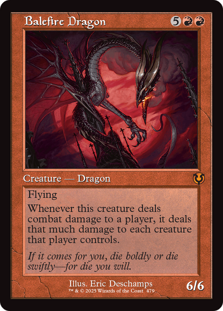 Balefire Dragon (Retro Frame) [Innistrad Remastered] | GrognardGamesBatavia