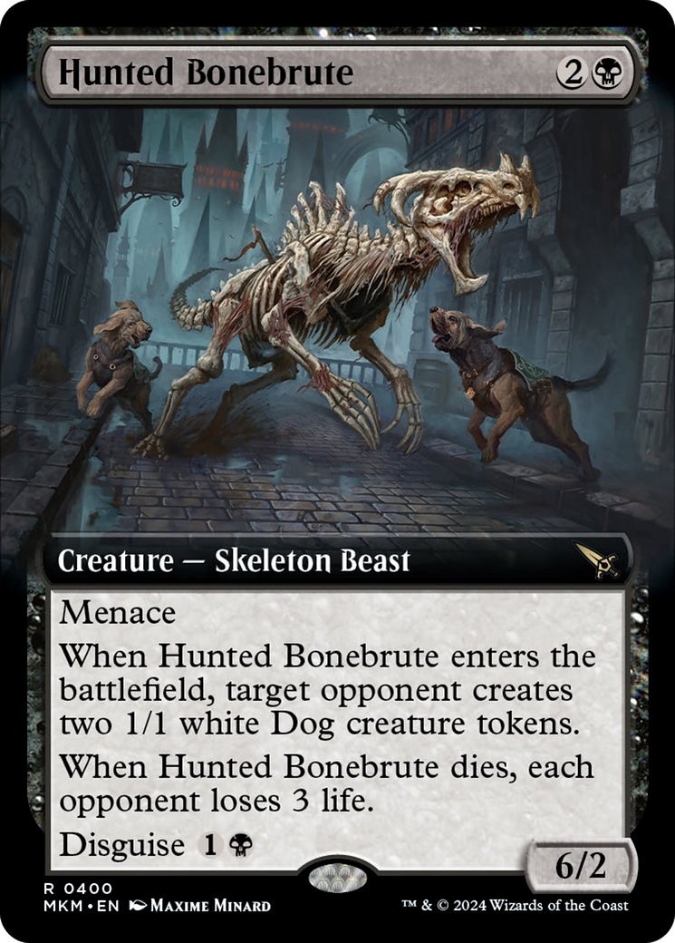 Hunted Bonebrute (Extended Art) [Murders at Karlov Manor] | GrognardGamesBatavia