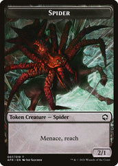 Spider // Icingdeath, Frost Tongue Double-Sided Token [Dungeons & Dragons: Adventures in the Forgotten Realms Tokens] | GrognardGamesBatavia