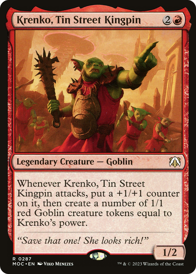 Krenko, Tin Street Kingpin [March of the Machine Commander] | GrognardGamesBatavia