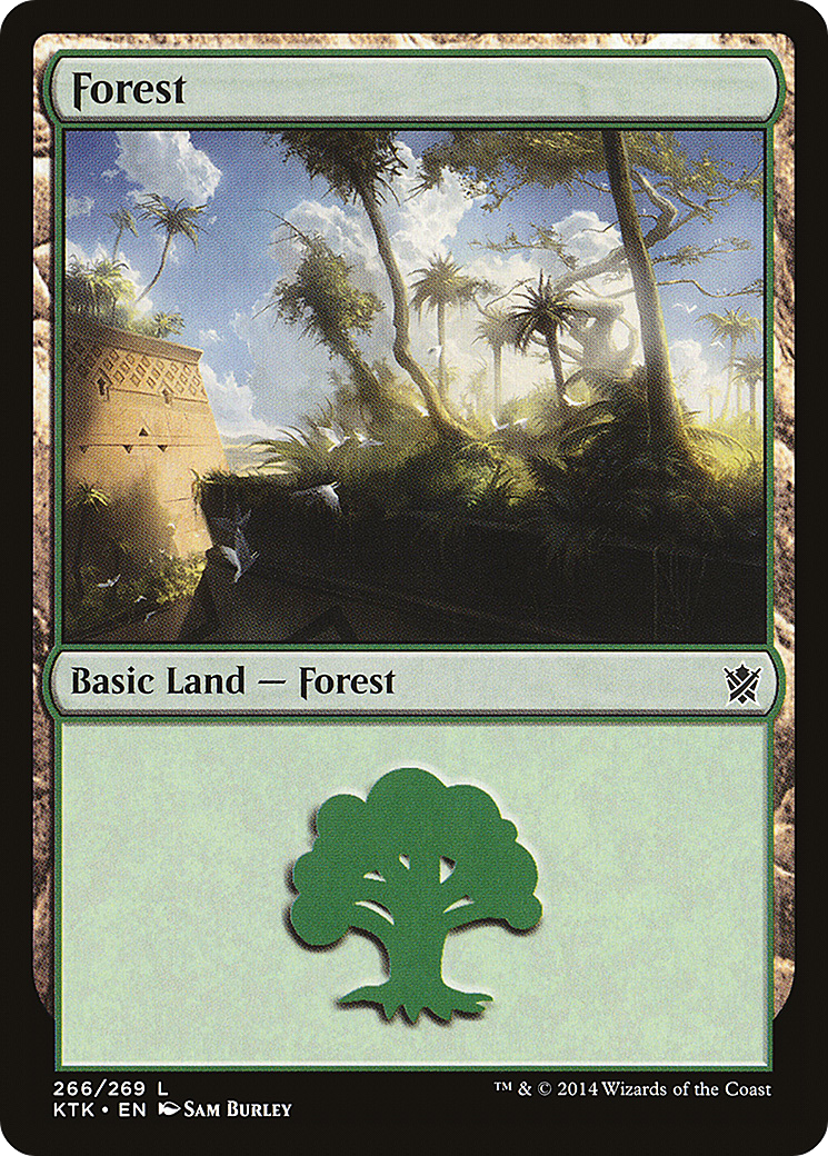 Forest (266) [Khans of Tarkir] | GrognardGamesBatavia