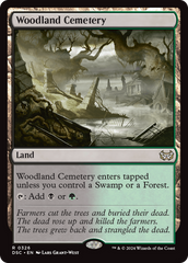 Woodland Cemetery [Duskmourn: House of Horror Commander] | GrognardGamesBatavia