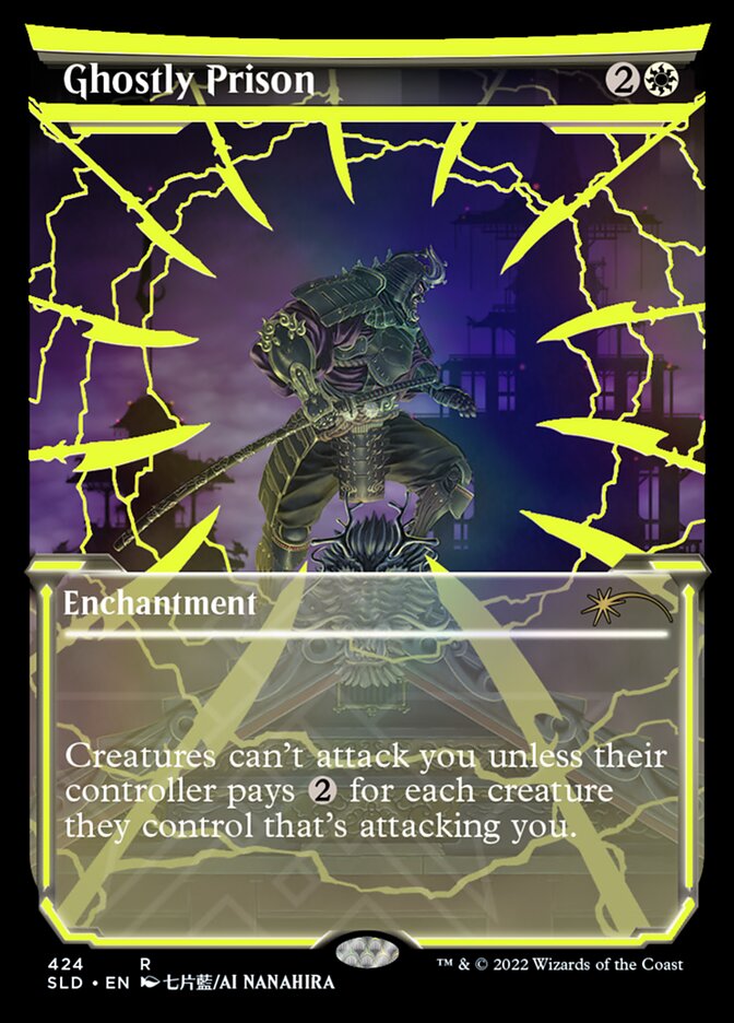 Ghostly Prison (Neon Ink Yellow) [Secret Lair Drop Series] | GrognardGamesBatavia