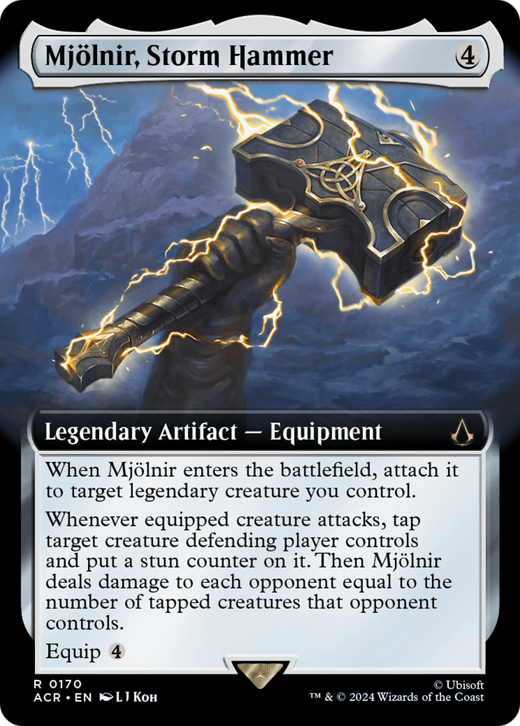Mjolnir, Storm Hammer (Extended Art) [Assassin's Creed] | GrognardGamesBatavia