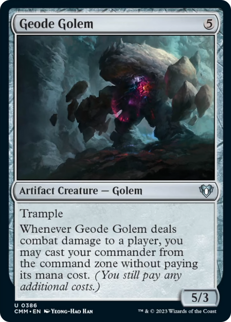 Geode Golem [Commander Masters] | GrognardGamesBatavia